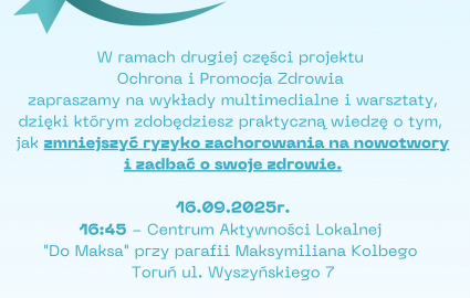 plakat promujący akcję