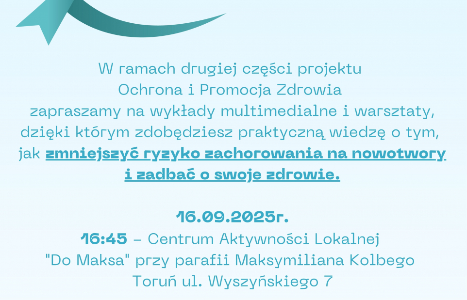 plakat promujący akcję