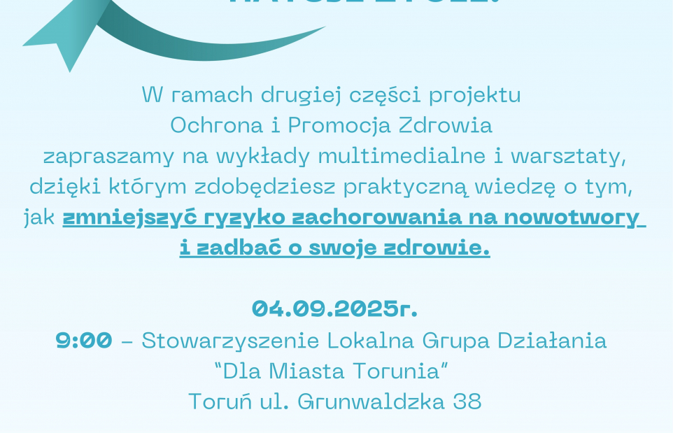 plakat promujący akcję