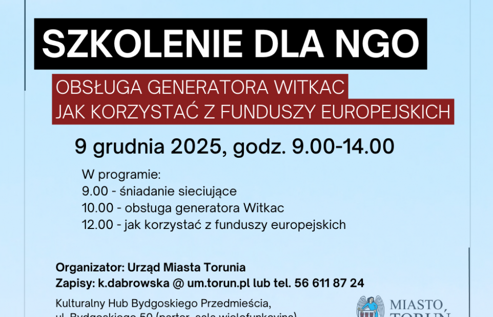 plakat promujący wydarzenie