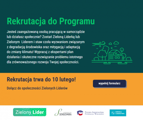 plakat promujący nabór